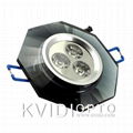 Kvidi led crystal ceiling spot lamp 3W 6 kinds of color 1