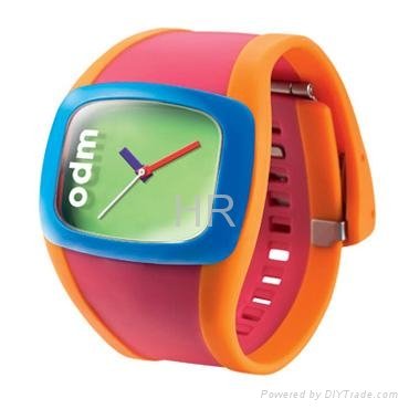 6 years factory stylish silicone jelly watches 2