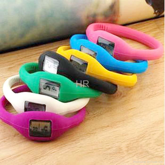 Healthy silicone bracelet ion watch 4