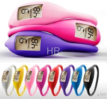 Healthy silicone bracelet ion watch 5