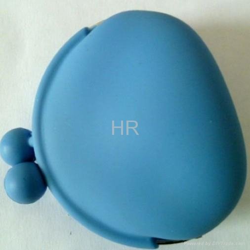 Promotional silicone rubber coin purse 3