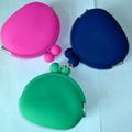 Promotional silicone rubber coin purse 4