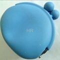 Promotional silicone rubber coin purse 5