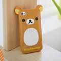 6 years factory experiences silicone bear case for Iphone