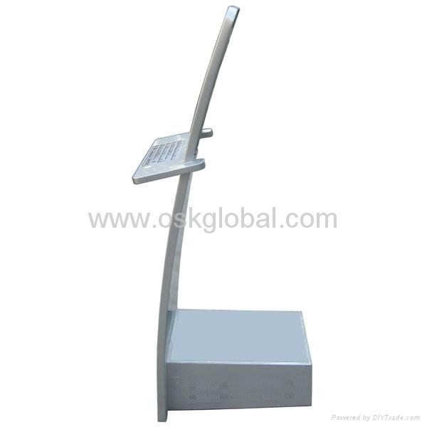Super slim information kiosk perfectly suited to trade-shows  2