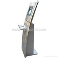 Touch screen public service kiosk with keypad and printer(OSK1018) 2