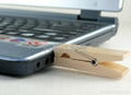 Wood clip usb 