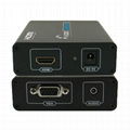 HDMI to VGA and 3.5mm Audio Converter with 5V/1A Power Supply 1