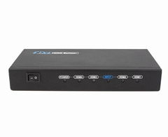 3D 1x4 port HDMI splitter