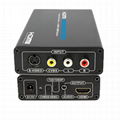 RCA Composite and S-video to HDMI Converter upscale to 1080P 1