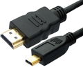 Micro HDMI Male to HDMI A Male Cable 1