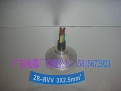 铜芯护套软电线RVV