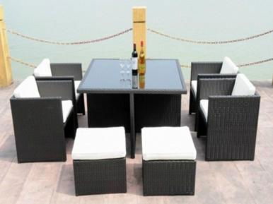 4 persons rattan sofa sets