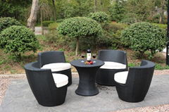 stackable 5 pieces rattan furnitureZY-YY8020