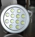  12*1W Hight power LED downlights hot sell  1