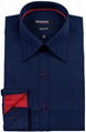 Xcite Navy Blue Designer Shirt with Red Innerts 4