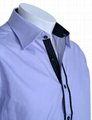 Xcite Lilac Designer Shirt with black dotted Innerts 4