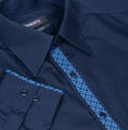 Xcite Navy Blue Designer Shirt