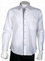 Xcite White Shirt with Black + White Check Innerts 2