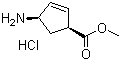 (1S,4R)-Methyl 4-aminocyclopent-2-enecarboxylate hydrochloride