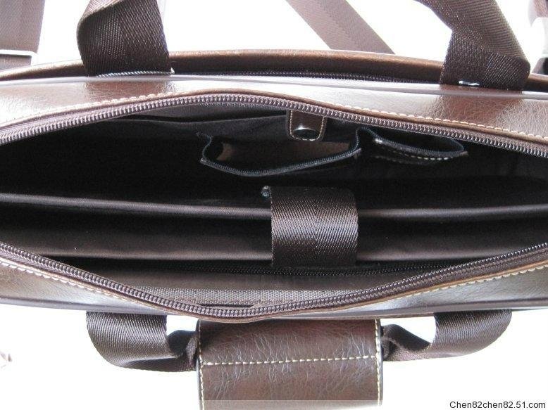 New open store Genuine Leather Mens Handbag Bag Briefcases Laptop 3