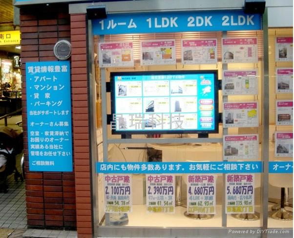 Multimedia Interactive storefront Window