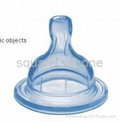 Silicone rubber for baby nipples