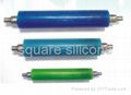 Silicone rubber for roller surface