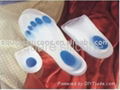 Silicone rubber for shock absorption