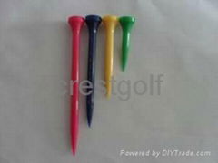 Plastic golf tee