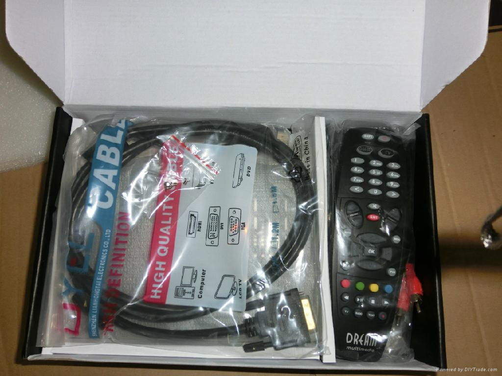 Linux Operate System HD digital satellite receiver dreambox 800hd 4