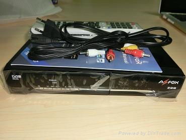 Full HD with twin tuner digital satellite receiver AZFOX Z2S 2