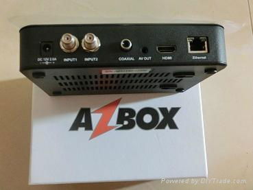 Twin tuner HD digital satellite receiver Azbox Bravissimo 3