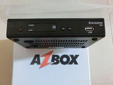 Twin tuner HD digital satellite receiver Azbox Bravissimo 5