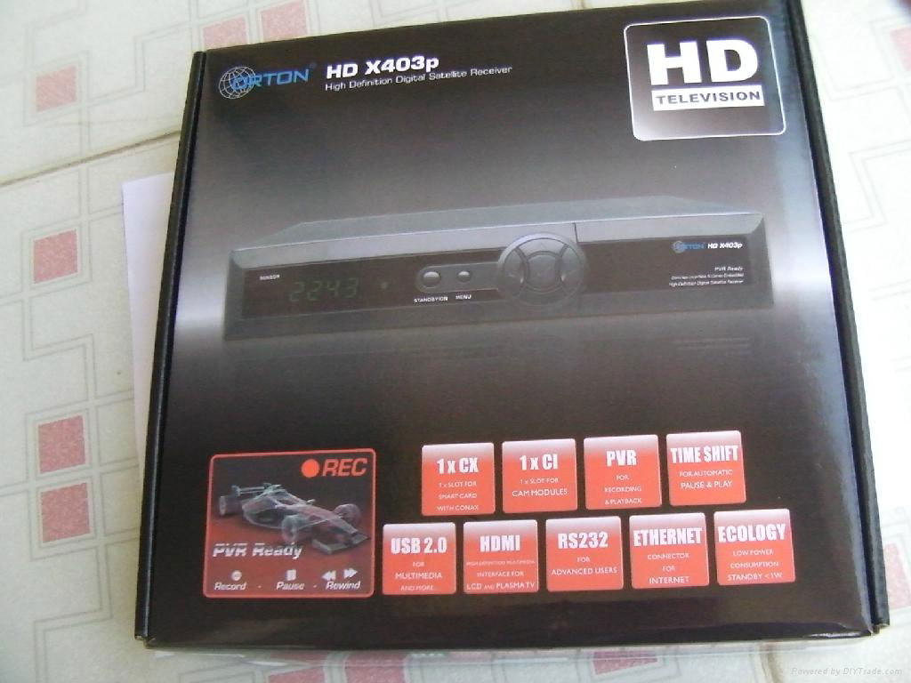 HD digital satellite receiver Orton x403p  2