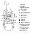 数显遥控止吠器(100档电机和震动+声音＋LCD) 998 5