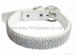 Fashion crystal pet collar