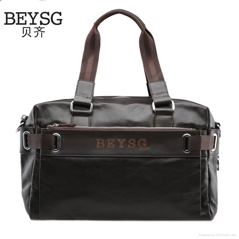 men leather travel bag