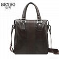 men genuine leather briefcase 1