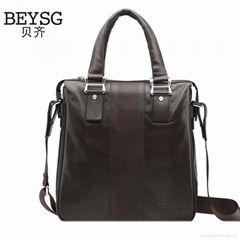 men genuine leather briefcase