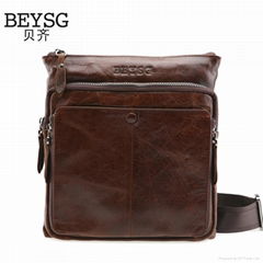 men leather shoulder bag