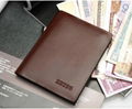 Brief paragraph leather men wallet 1