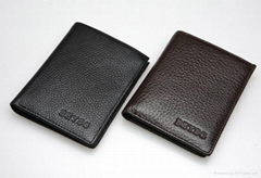 durable men leather wallet