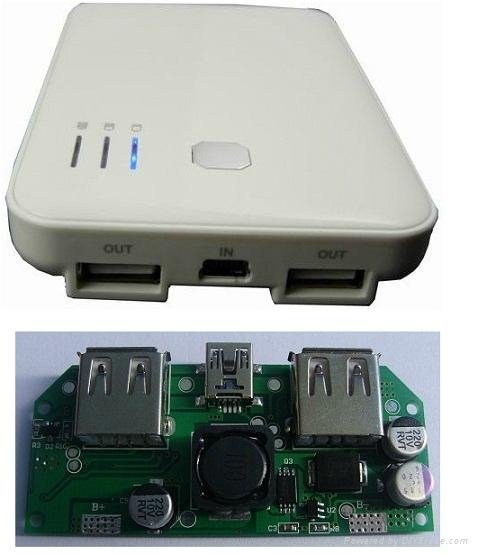 富瑞科供应双USB移动电源充电方案 2