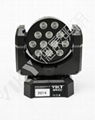 CREE 10W 12pcs RGBW 4in1 LED mini moving head  4