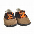 cow leather baby shoes