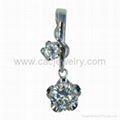 Sterling silver pendant PEP5096