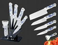 Deluxe ceramic kitchen knife set