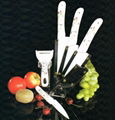 Deluxe ceramic kitchen knife set 2