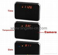 Alarm Clock Camera Clock Video Recorder Motion Detection Clock DVR Camera spy 4